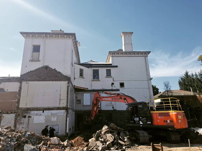DEMOLITION // Demolition is well underway on an alterations and additions projec…