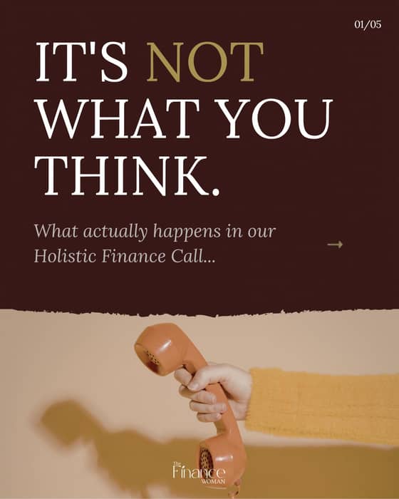What actually happens in our Holistic Finance Call? (It’s not what you think.) �