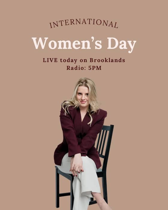 This International Women’s Day I’ve been invited onto the radio!! 🎙️

I’m joini
