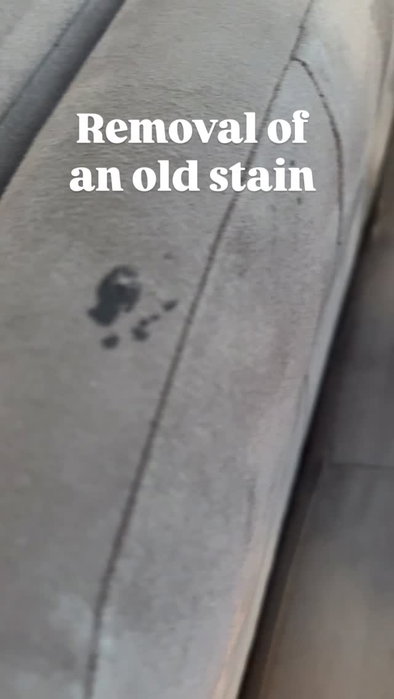 Removal of an old stain - Orlando FL, Professional Upholstery Cleaning.