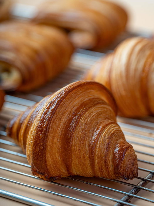 Golden layers, buttery dreams, and a touch of Parisian charm 🥐✨