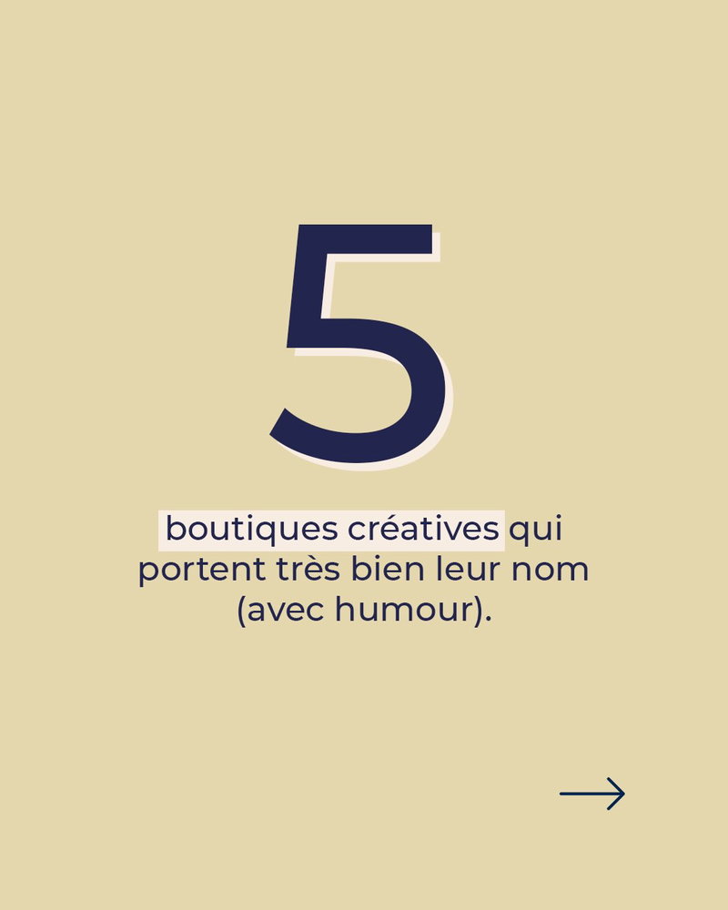 Quand les créateurs ont de l’humour… jusque dans le nom de leur boutique 😜 ! Sur Un Grand Marché, certains excellent autant dans la couture, la création de bijoux ou le tricot que dans les jeux de mots 👏 Et parce qu’on sait qu’il y en a beaucoup d’autres… 👀 Quel est le nom de boutique le plus drôle ou le plus original que vous ayez croisé ? Dites-nous tout en commentaire 💬 !