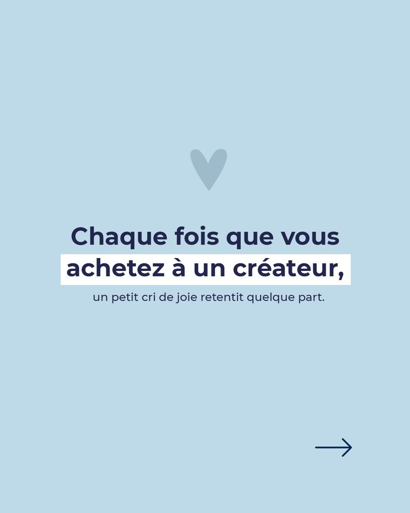 Choisir l’artisanat pour vos emplettes, c’est soutenir le travail d’entrepreneurs talentueux ❤️. Ensemble, faisons la différence 💪.