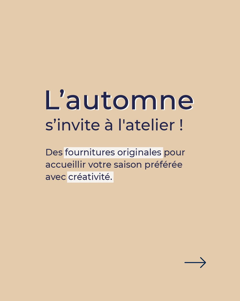 Parce que l’automne est la saison parfaite pour se retrouver chez soi et passer des heures à créer et à bricoler 🍁✂️, vos merceries préférées ont fait le plein de fournitures originales pour vous inspirer 🧡.
