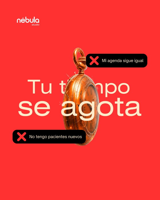 Tu presupuesto se está agotando.

Tu agenda no lo refleja.

Algo está mal.

En Nebula no vendemos co