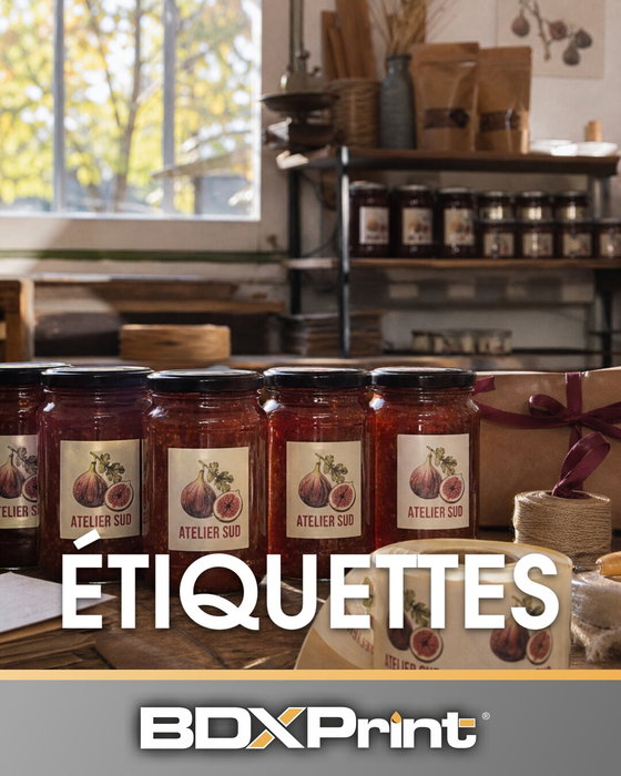 Les coffrets de fin d'année se préparent en octobre 🎁
Une étiquette soignée, c'est ce qui transforme