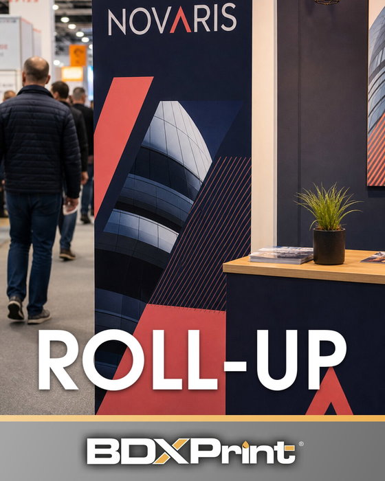 Salon d'automne : le roll-up est le premier vendeur du stand 👀
On le voit du bout de l'allée, il se 