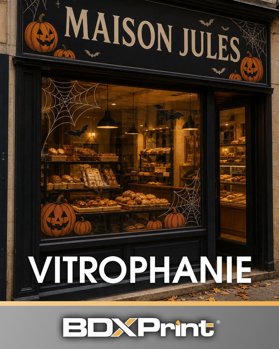Halloween tombe un samedi cette année 🎃
Une vitrine qui joue le jeu attire l'œil de toute la rue.
Vi