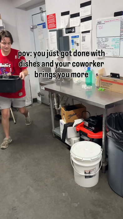 POV: You just finished the dishes... and your cowo...