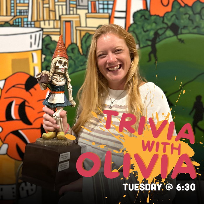It's Trivia Night with Olivia! Action begins at 6:...