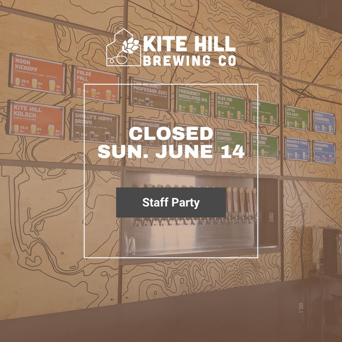 We'll be closed today to recover from the annivers...