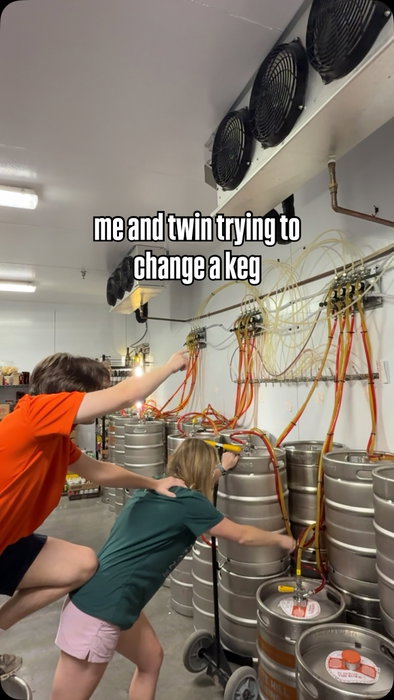 The team may still be figuring out the keg... but ...