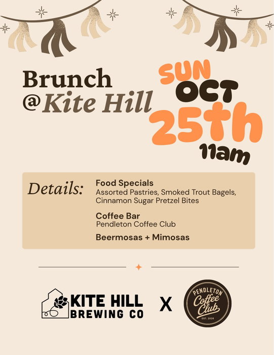 SUNDAY BRUNCH AT KITE HILL 
Join us tomorrow from ...