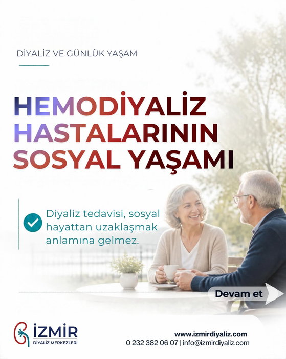 Diyaliz Hastalarının Sosyal Yaşamı 💙

Diyaliz, sosyal hayattan uzaklaşmak demek değildir. Uygun planlamayla sevdiklerinizle vakit geçirmeye ve sosyal yaşamınızı sürdürmeye devam edebilirsiniz.



Diyaliz Hastalarının Sosyal Yaşamı 💙

Diyaliz, sosyal hayattan uzaklaşmak demek değildir. Uygun planlamayla sevdiklerinizle vakit geçirmeye ve sosyal yaşamınızı sürdürmeye devam edebilirsiniz.



Social Life with Dialysis 💙

Dialysis doesn’t mean putting your social life on hold. With the right planning, you can stay connected with loved ones and enjoy social activities.



Social Life with Dialysis 💙

Dialysis doesn’t mean putting your social life on hold. With the right planning, you can stay connected with loved ones and enjoy social activities.



Sozialleben mit Dialyse 💙

Dialyse bedeutet nicht, auf das Sozialleben verzichten zu müssen. Mit guter Planung können Sie weiterhin Zeit mit Ihren Liebsten verbringen und sozial aktiv bleiben.



Sozialleben mit Dialyse 💙

Dialyse bedeutet nicht, auf das Sozialleben verzichten zu müssen. Mit guter Planung können Sie weiterhin Zeit mit Ihren Liebsten verbringen und sozial aktiv bleiben.