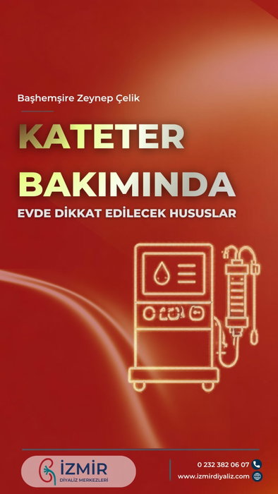 Hemodiyaliz hastalarında kateter bakımında evde dikkat edilecek hususlar 🩺

Başhemşire Zeynep Çelik, kateter bakımında evde dikkat edilmesi gereken noktaları anlattı. Detaylar videomuzda.

English
Important points to consider for hemodialysis catheter care at home 🩺

Head Nurse Zeynep Çelik explains the key precautions to take when caring for a hemodialysis catheter at home. Watch our video for more details.

Deutsch
Wichtige Hinweise zur häuslichen Katheterpflege bei Hämodialysepatienten 🩺

Oberschwester Zeynep Çelik erklärt, worauf bei der häuslichen Pflege eines Hämodialysekatheters zu achten ist. Weitere Informationen finden Sie in unserem Video.