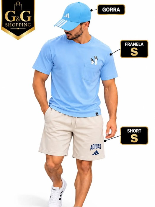 ✨ Disponible en G&Gshopping ✨

Short, camiseta y gorra Adidas 🔥

Comodidad, est
