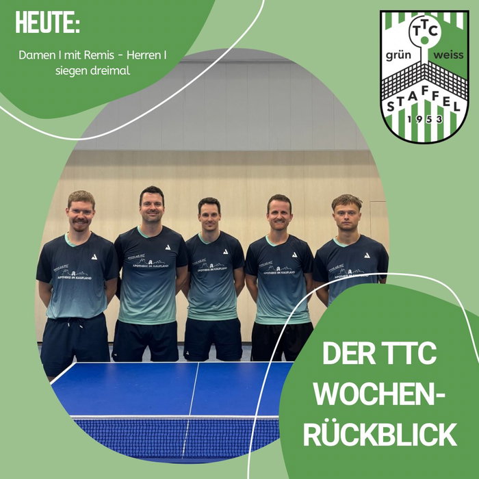 Damen I mit Remis - Herren I siegen dreimal 💪🏼 Auf ein äußerst erfolgreiches Punktspielwochenende blicken unsere Manns