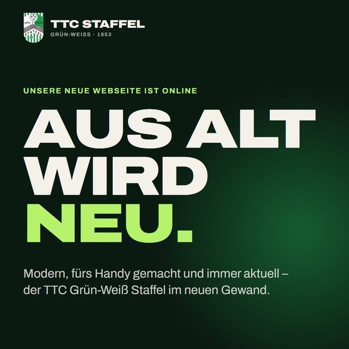 Unser 1. Vorsitzender hat gekocht 👨‍🍳🔥 Aus Alt wird Neu! 💚🤍 Unsere neue Vereinswebseite ist online – modern, fürs H