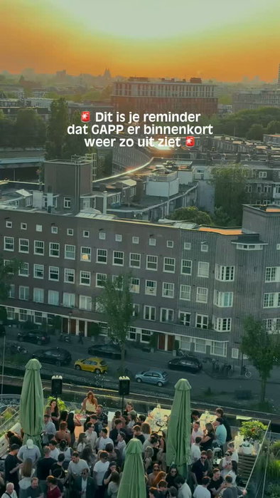 Het is bijna zover! 4 september vindt hét feestje van de zomer plaats. App je Gappies, trek je mooiste pakkie aan en neem de lift naar de 8e verdieping van @hotelcasa_amsterdam voor een feestje om nooit meer te vergeten. Samen blijven we nog effe in vakantiemodus hier in Mokum, met live muziek, een dj, genoeg happies om te delen en een paar leuke verrassingen die ik nog even geheim houd. 

Koop snel je tickets voor het GAPP Nazomer Feest via de link in mijn bio. Zie je dan Gap!
