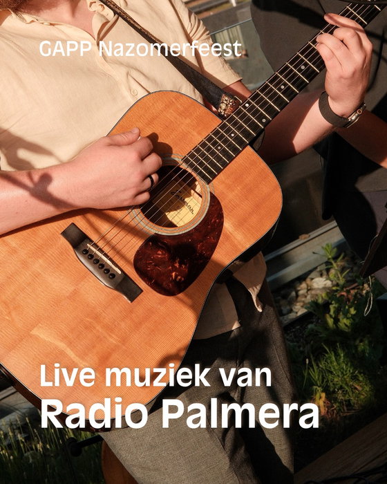 Tijdens m'n feessie zijn de fijne liedjes van @radiopalmera.rotterdam niet te missen. Ze brengen het vakantiegevoel met zich mee naar Mokum, zodat we met z'n allen nog even in vakantiemodus kunnen blijven. Niet in Frankrijk, niet in Spanje, maar gewoon hier op m'n dakkie in Amsterdam-Oost. Zie ik je dan Gap?

GAPP nazomerfeest
🗓️ 4 September
⏱️ Vanaf 17:30 tot 22:30
💃 Bestel je tickets via de link in m'n bio (het eerste drankje is op mij!)