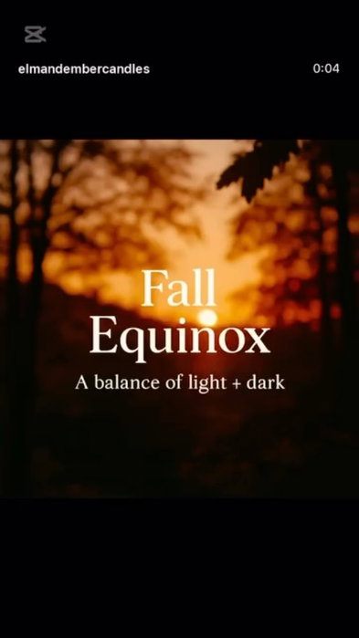 Instagram post: Today marks the Autumn Equinox, when day and…