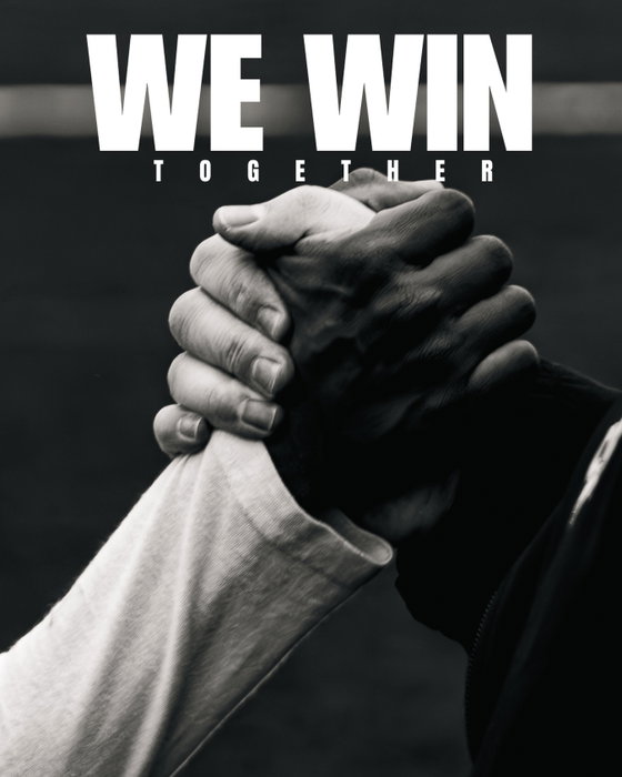 We don’t grow alone.
We win together 🫱🏾‍🫲🏻

From the stands to the streets, we promise to document it all.TOGETHER.

