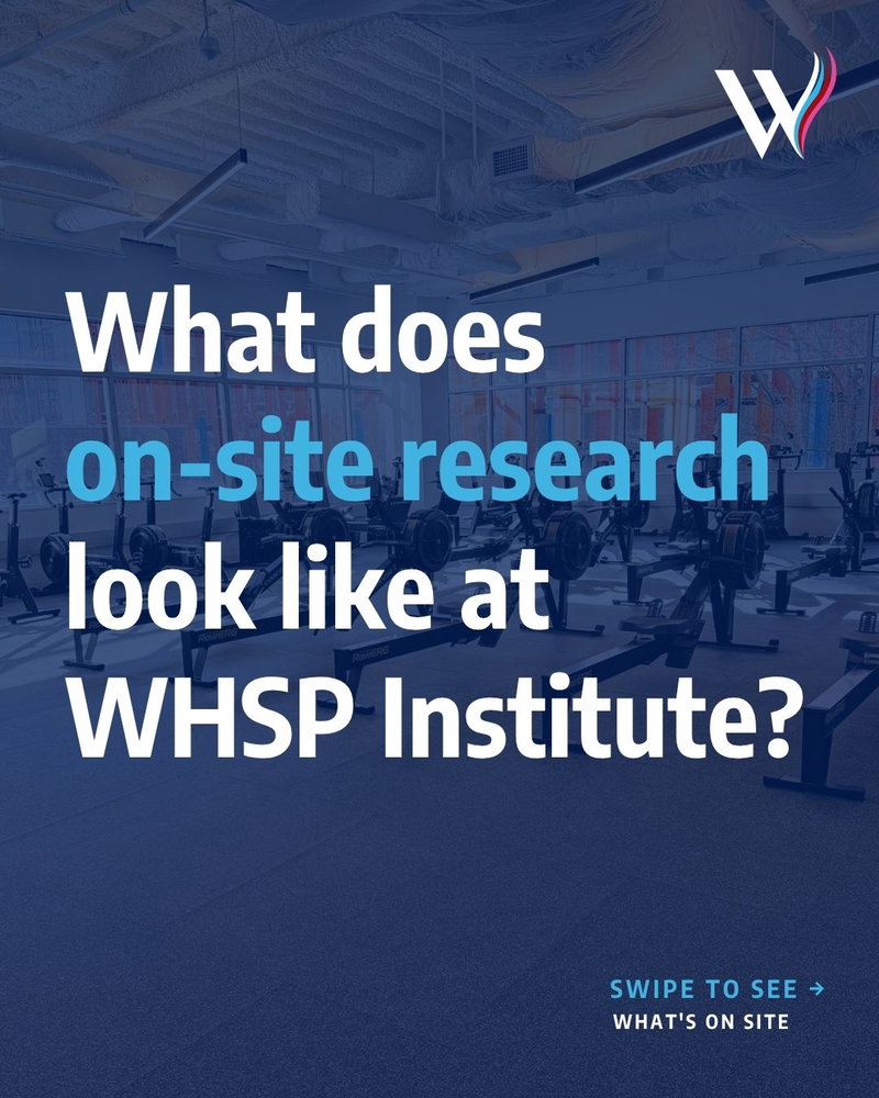 Have you ever wondered what sports science research looks like? The WHSP Institute is home to cutting-edge research facilities and resources on-site, from prec…
