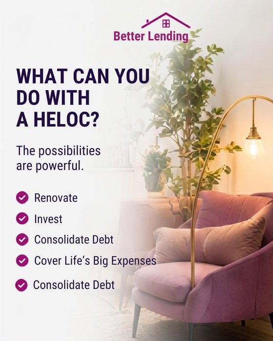 Sometimes the smartest investment is the one you've already built. 💡

A HELOC gives homeowners flexible access to funds