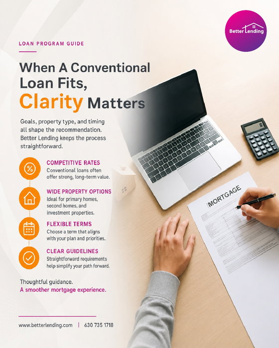 Conventional loans are often part of the conversation for buyers and refinancers who want flexible financing on a primar