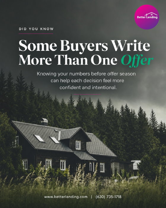 Did you know many buyers make more than one offer before getting a home under contract?

That can make clarity matter ju