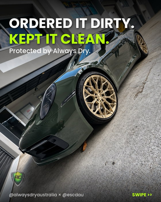 Ordered it dirty. Kept it clean. 🍸 Olive green, gold wheels, and a finish…