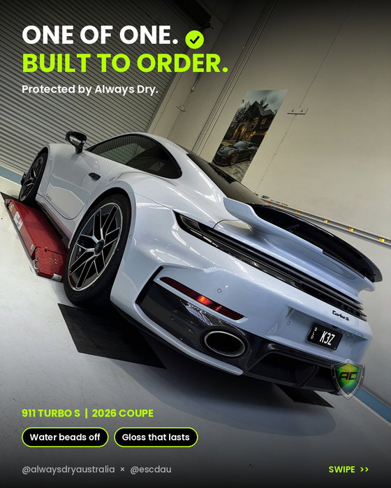 One of one. Built to order. The last look at this 2026 911 Turbo…