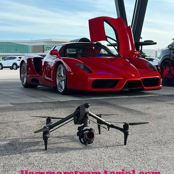 Instagram: We just wrapped this amazing Ferrari drone shoot and we’re proud to add them alongside Lan