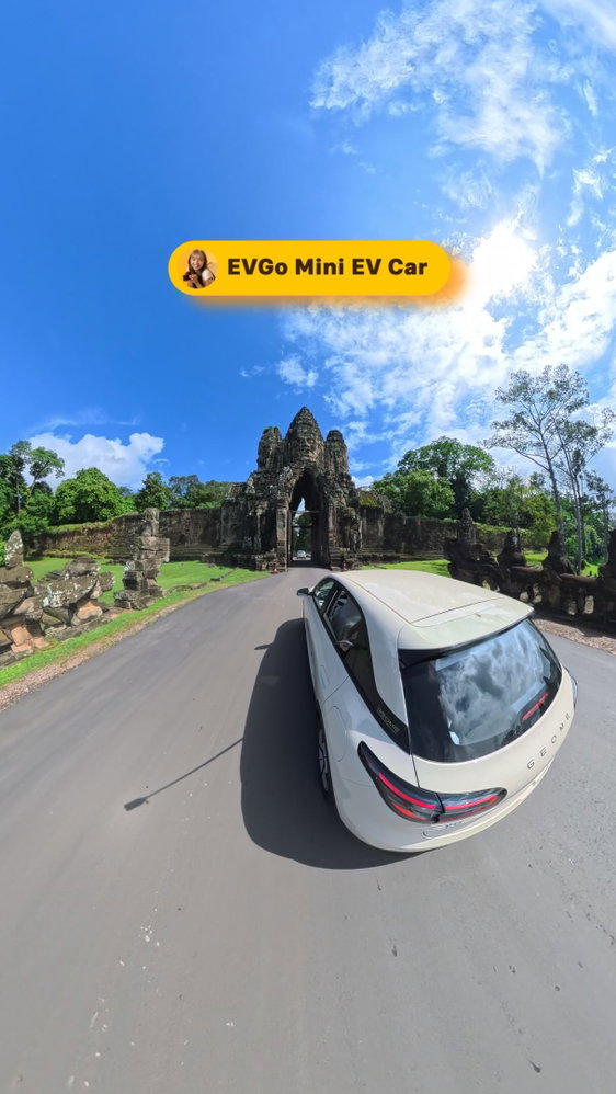 5 friends, 1 electric ride, exploring Siem Reap 🌿✨

Day trip around Siem Reap made easy with a rented EV Mini Car from EVGO Express Cambodia 🚗⚡️ Quiet drives, good company, zero emissions.