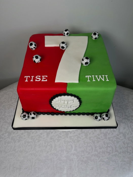 Twins birthday cake from last weekend ⚽️