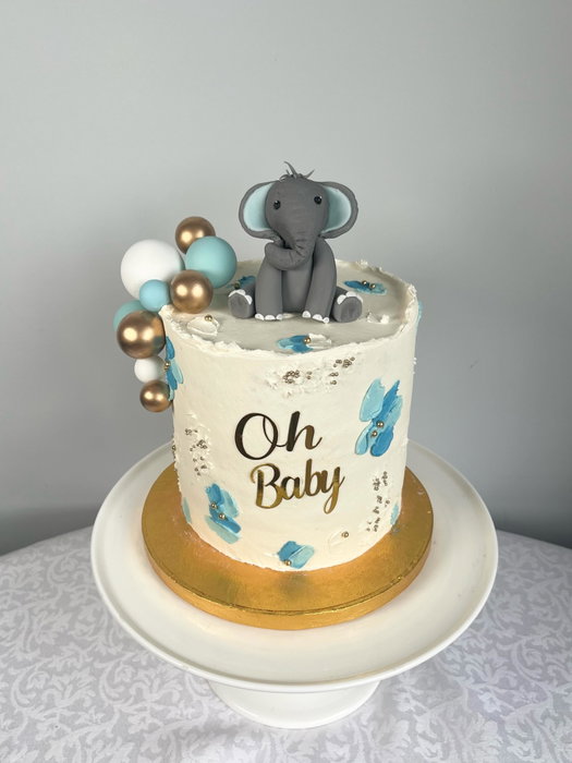 Baby Shower cake from last weekend 💙🩵