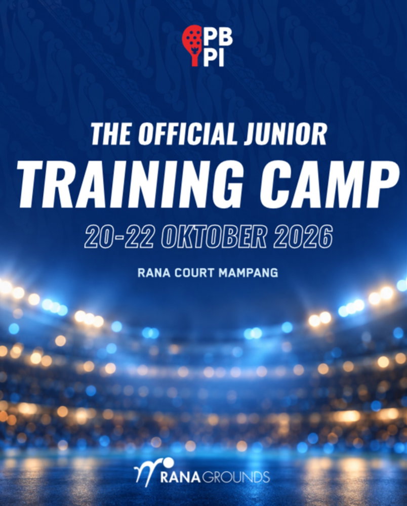 THE OFFICIAL JUNIOR TRAINING CAMP IS COMING!
Saatnya para junior meningkatkan skill, mengasah teknik, dan membangun mental juara! 💪✨
PBPI Junior Training Camp hadir untuk memberikan pengalaman latihan yang seru, intensif, dan penuh semangat bersama para calon bintang Padel masa depan! 🏆
📅 20–22 Oktober 2026📍Rana Court Mampang
Tiga hari untuk belajar, berkembang, dan melangkah lebih dekat menuju prestasi! 🚀
Siapkan semangatmu, junior champions! Let’s train hard, play smart, and shine brighter! 🌟