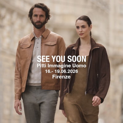 See you soon – MILESTONE – PITTI IMMAGINE UOMO 110 – Florenz
°
In wenigen Tagen ist es wieder so weit!
Die 110. Ausgabe der Pitti Immagine Uomo findet vom 16. bis 19. Juni 2026 in Florenz statt.
°
MILESTONE wird wieder auf der weltweit größten Fachmesse für Herrenmode vertreten sein und dort Branchenexperten die neue Frühjahr/Sommer-Kollektion 2027 präsentieren.
°
Florenz wird erneut zum internationalen Treffpunkt für Einkäufer und Modebegeisterte aus aller Welt.
°
MILESTONE freut sich auf Ihren Besuch!
Sie finden uns auf dem Messegelände im Padiglione Centrale.
°
📍Florenz – Pitti Immagine Uomo: 16.–19. Juni 2026
Stand H24 in the Padiglione Centrale
°
°
°
°
°
See you soon– MILESTONE – PITTI IMMAGINE UOMO 110 – Florence
°
In just a few days, the time has come again!
The 110th edition of Pitti Immagine Uomo will take place in Florence from June 16 to 19, 2026.
°
MILESTONE will be represented at the world’s largest trade fair for men’s fashion, presenting its new Spring/Summer 2027 collection to industry experts.
°
Florence will once again become an international meeting point for buyers and fashion enthusiasts from around the globe.
°
MILESTONE looks forward to your visit!
You can find us at the exhibition grounds in the Padiglione Centrale.
°
°
°
°
#pitti110 #pittiuomo #milestonejackets #pittiimmagine #pitti110iscoming 
°