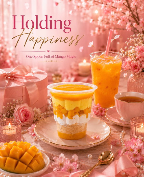 Some moments deserve something extra sweet. 🌸🥭