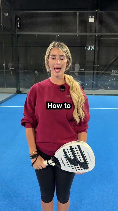 How to volley in padel ⚡️