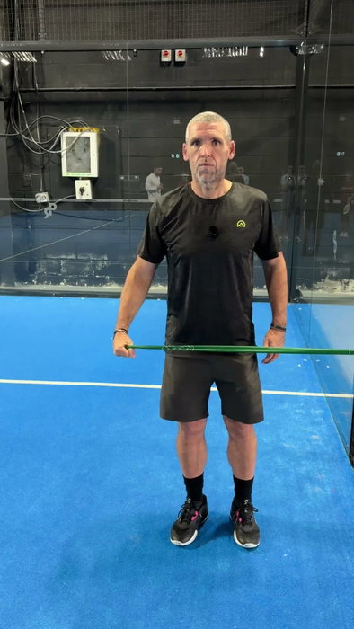Backhand groundstroke progression. ⚡️ #fyp #padel