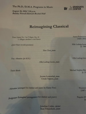 I came all the way to NYC late late last night to see my frien @hanchenpiano play after work today