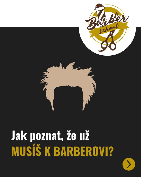 💈 KDY JE ČAS ZASE K BARBEROVI? ✂️
Zarostlý krk, styling už nedrží a boky pomal