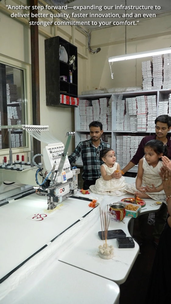 Expanding our manufacturing excellence.

Our new embroidery sampling machine marks another milestone in our journey toward delivering superior craftsmanship, enhanced design precision, and faster product development.

Every investment reinforces our commitment to creating exceptional bedding experiences.

#ManufacturingExcellence #EmbroideryInnovation #TextileManufacturing #CraftedWithPrecision #InnovationInEveryStitch
