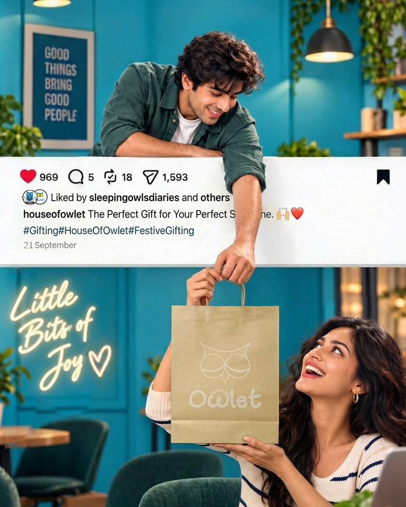 🎁✨ The perfect gift for your perfect someone.
Because the little things often become the biggest memories. ❤️

#houseofowlet #sleepingowlsdiaries #homedecorlovers #gifting #festivegifting