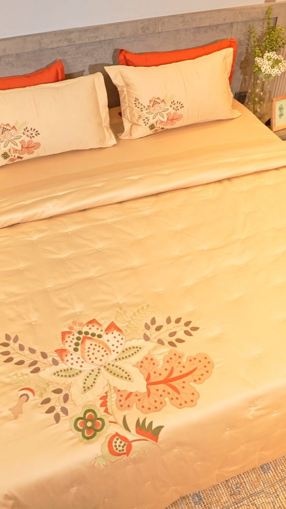 Soft, elegant, and made for everyday comfort. ✨

Transform your bedroom into a calming retreat with our Floral Majesty Bedding Set. Crafted from premium cotton, it offers a luxuriously soft feel, breathable comfort, and a timeless floral design that adds effortless elegance to your space.

Because great mornings begin with a great night's sleep. 🌿💛

🛏️ Premium Cotton
🌸 Elegant Floral Design
💨 Breathable & Skin-Friendly
🧺 Easy to Wash & Long-Lasting
✨ Perfect for Everyday Luxury

Shop now and bring home comfort that blooms every day.

#SleepingOwls #HouseOfOwlet #FloralMajesty #BeddingSet #CottonBedsheets #PremiumBedding #BedroomGoals #HomeDecor #LuxuryLiving #SleepInStyle #BedroomInspiration #HomeEssentials #SoftBedding #FloralDecor #ModernBedroom #BedsheetLove #ComfortFirst #DreamyInteriors #IndianHomes #CozyHome #comforter

Floral bedsheet, floral bedding set, premium cotton bedsheet, cotton bedding, breathable bedsheet, luxury bedsheet, soft bedsheet, king size bedsheet, super king bedsheet, bedroom makeover, premium home linen, home décor, elegant bedding, floral home décor, comfortable sleep, bedding collection, printed bedsheet, cotton bed linen, modern bedroom, luxury home essentials