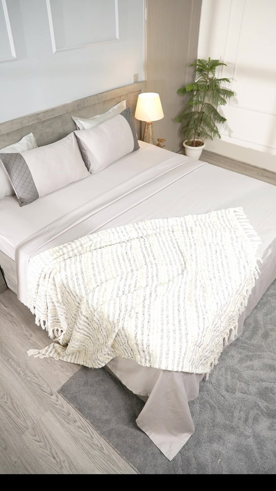 Experience everyday luxury with the Majesty French 300 TC Bedsheet Set. Crafted from premium cotton with a silky-smooth finish, it transforms your bedroom into a timeless retreat. Because great mornings begin with exceptional comfort.

#SleepingOwls #MajestyFrench #300TC #LuxuryBedding #BedroomGoals PremiumBedsheets HomeLuxury CottonBedsheets