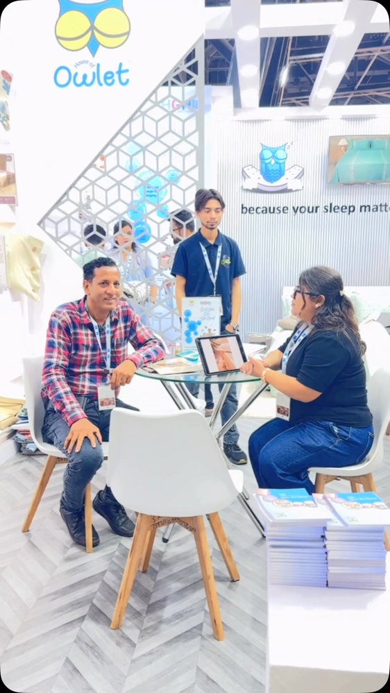 A heartfelt thank you to everyone who visited us at Booth No. 6:A06. Your support, trust, and valuable conversations made this exhibition truly unforgettable.

We’re grateful for every connection we made and every opportunity to showcase our latest collections. Your encouragement inspires us to keep creating products that blend comfort, craftsmanship, and timeless design.

Until next time—see you at the next exhibition! 🤍

#HGHIndia2026 #SleepingOwls #HouseOfOwlet #HomeTextiles #LuxuryBedding Bedsheets ComforterSet Embroidery MadeInIndia TradeShow InteriorDesign PremiumLiving