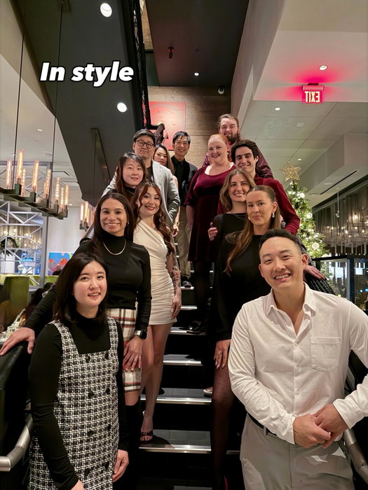 Instagram post: T-E-A-M. So grateful to be apart of this wonderful team. Wishing you a Merry Christmas