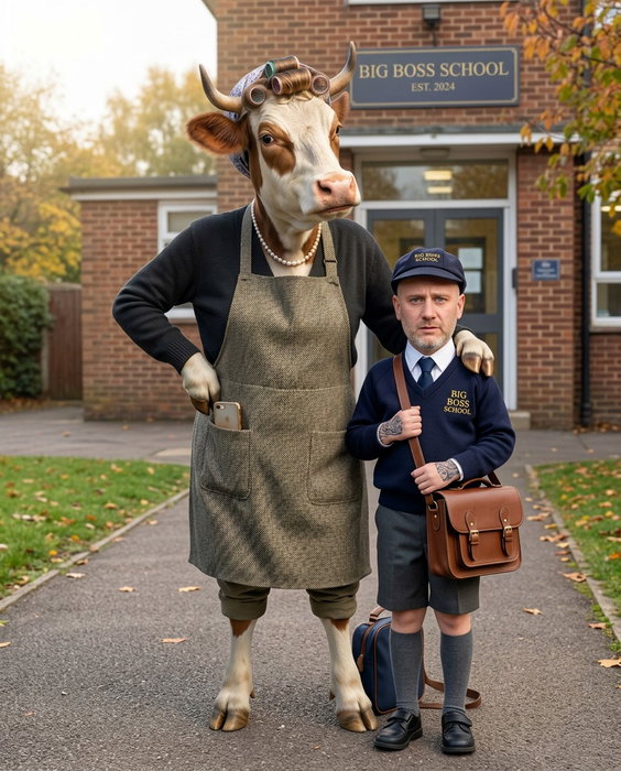 🐮 𝐒𝐚𝐥𝐭𝐲'𝐬 𝐌𝐢𝐝𝐰𝐞𝐞𝐤 𝐌𝐨𝐚𝐧 — 𝐁𝐚𝐜𝐤 𝐓𝐨 𝐒𝐜𝐡𝐨𝐨𝐥?! 🙄
Right... I've had enough.

The kids were barely been off school five minutes